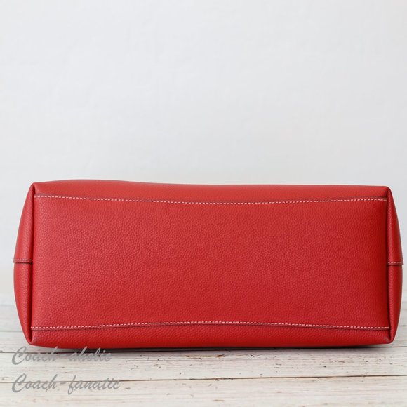 NWT 89975 Disney X Coach Central Tote With Zip With Mickey Mouse Motif in Red - Picture 10 of 12